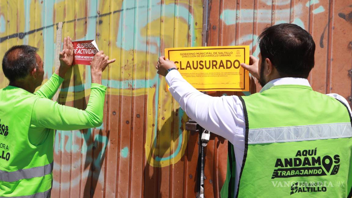 Clausuran en Saltillo 12 recicladoras y tiraderos ilegales; participa la Sedena en el operativo