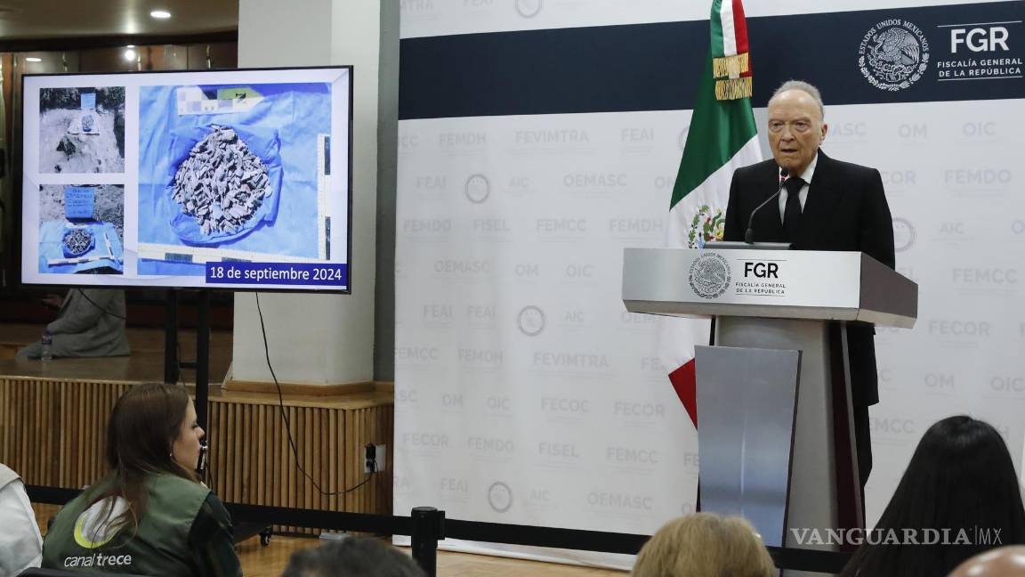 $!El fiscal general de la república, Alejandro Gertz Manero, aseguró que no hay evidencias de el Rancho Izaguirre, fuese utilizado como un crematorio.