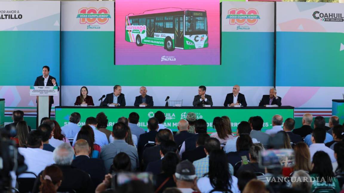 $!El programa “Aquí Vamos Gratis” fue uno de los principales anuncios de los primeros 100 días de gobierno, ofreciendo rutas de transporte público gratuito en dos ejes principales de la ciudad.