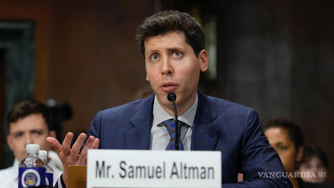 $!El CEO de OpenAI, Sam Altman, ante una audiencia del Subcomité Judicial del Senado sobre Privacidad, Tecnología y la Ley sobre inteligencia artificial.