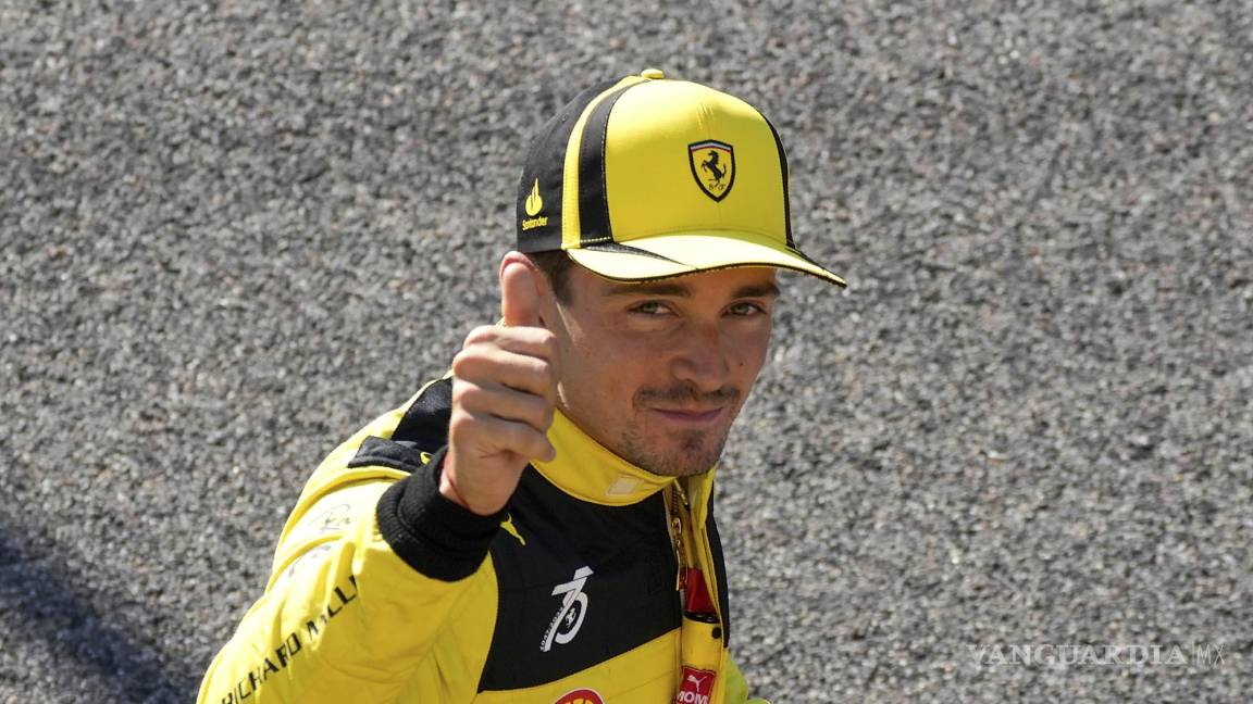 Charles Leclerc sale con ventaja en el GP de Italia