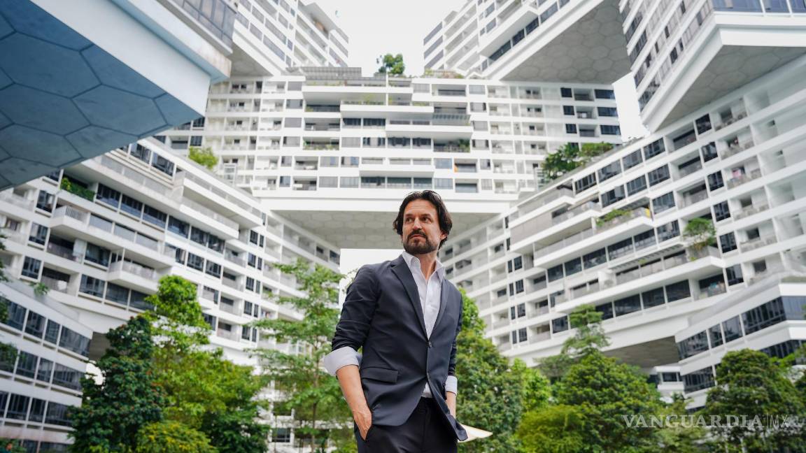 $!Arquitecto Ole Scheeren, director de Buro Ole Scheeren, en The Interlace.