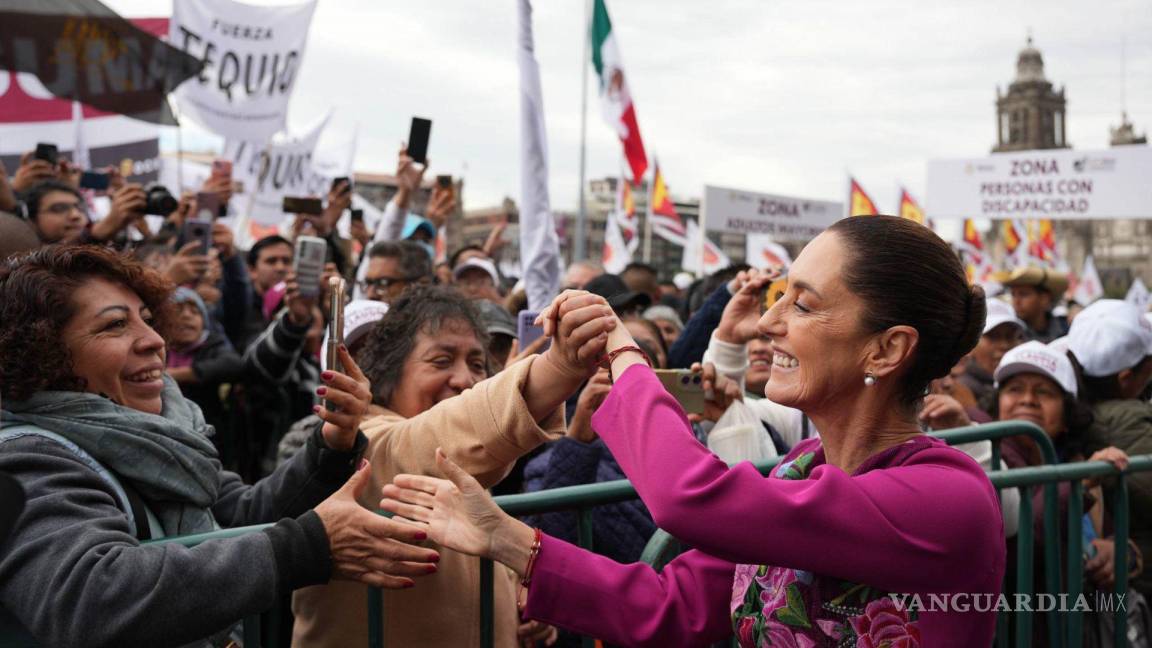 Se desatan robos durante evento de Claudia Sheinbaum en el Zócalo de la CDMX; detienen a 14