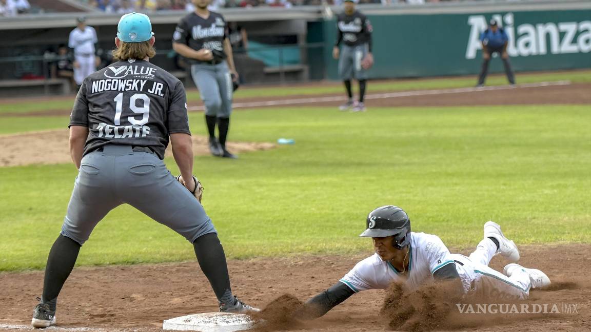 $!Acereros se mostró superior al Dragón del Norte en pitcheo.