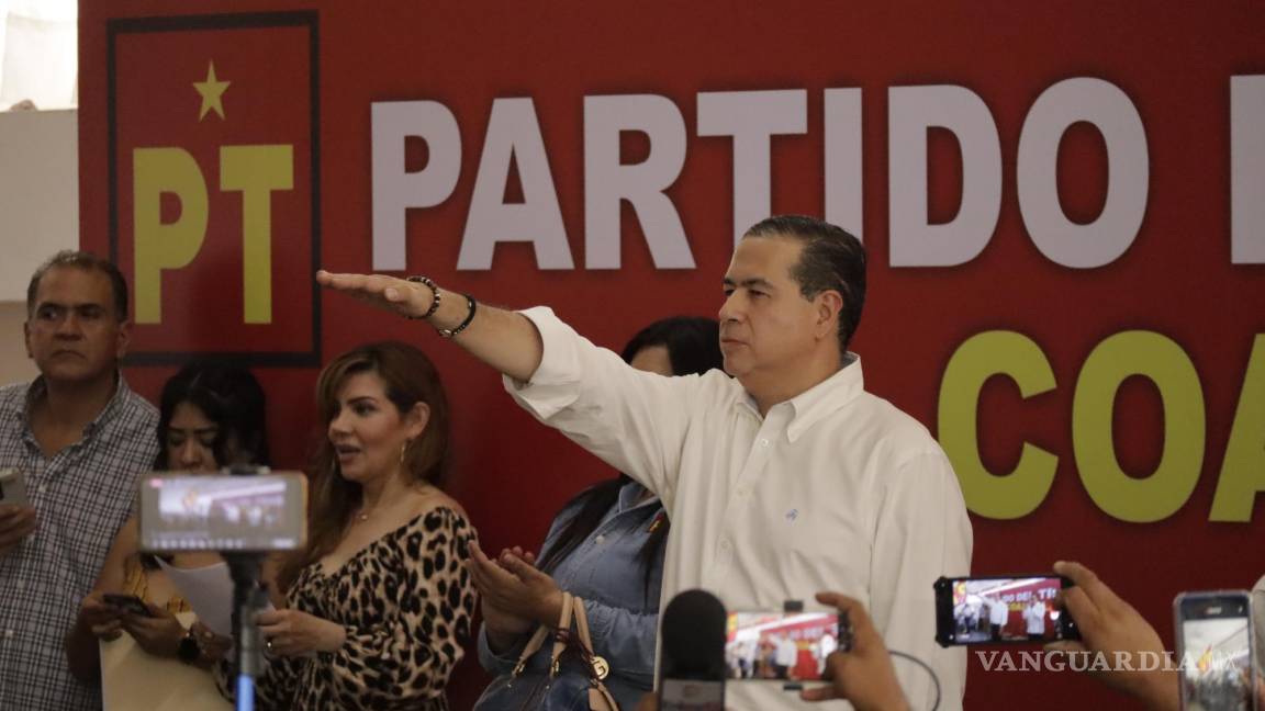 Asume Ricardo Mejía como dirigente estatal del PT; destaca contención de crimen en Coahuila