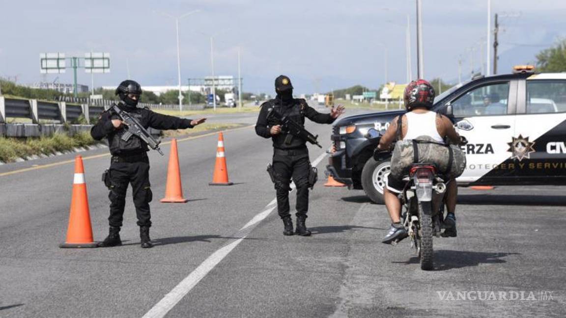 $!Detienen con drogas a cinco en filtros policiacos, en Nuevo León