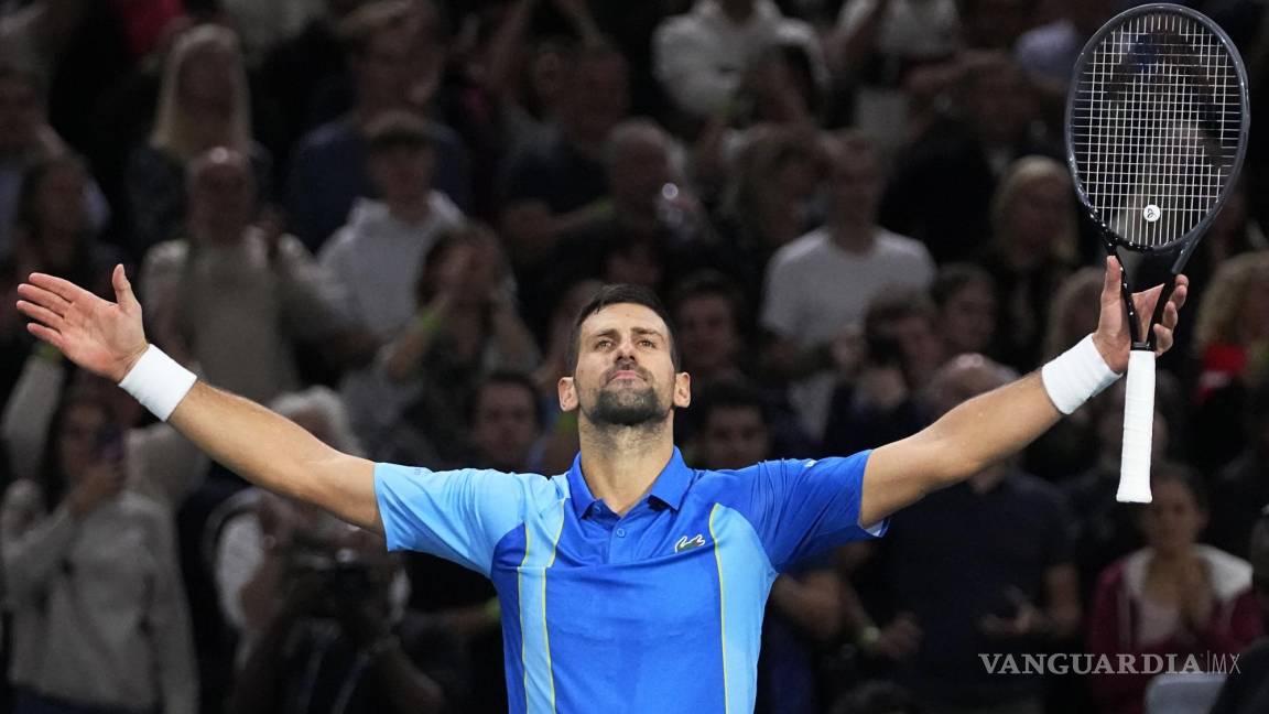 Djokovic logra revancha; vence a Rune y está en Semis del Masters de París