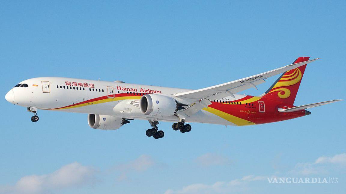 Arriba a CDMX el primer vuelo de la aerolínea Hainan Airlines