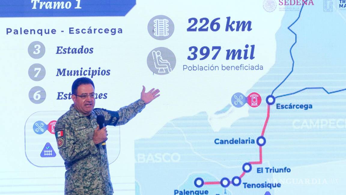 Avanza el Tren Maya en su Tramo 1; lleva un 81.8 por ciento