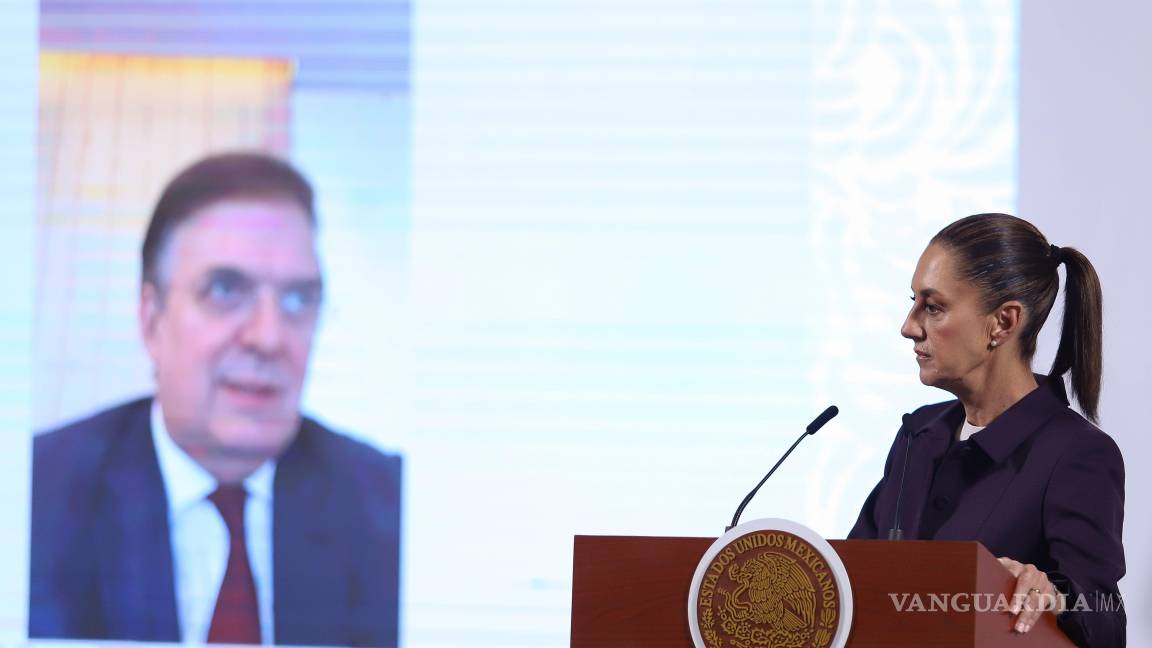 $!La presidenta Sheinbaum y el secretario de Economía Marcelo Ebrard han adelantado que el jueves se anunciaría la respuesta mexicana en caso de mantenerse los aranceles.