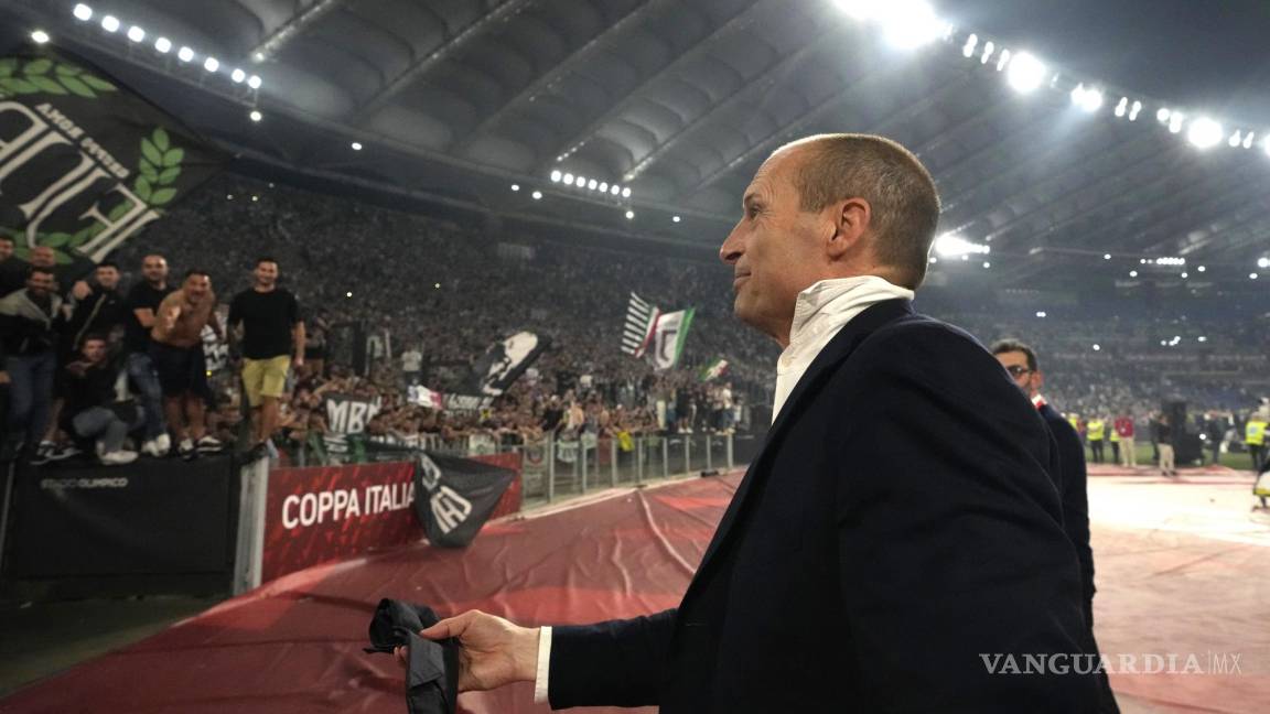 La Juventus despide a Massimiliano Allegri tras polémico comportamiento en la Final de la Copa Italiana
