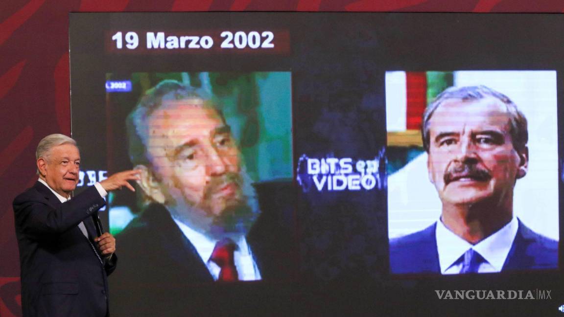 $!CIUDAD DE MÉXICO, 17ABRIL2023.- Andrés Manuel López Obrador, Presidente de México, durante la mañanera FOTO: MOISÉS PABLO