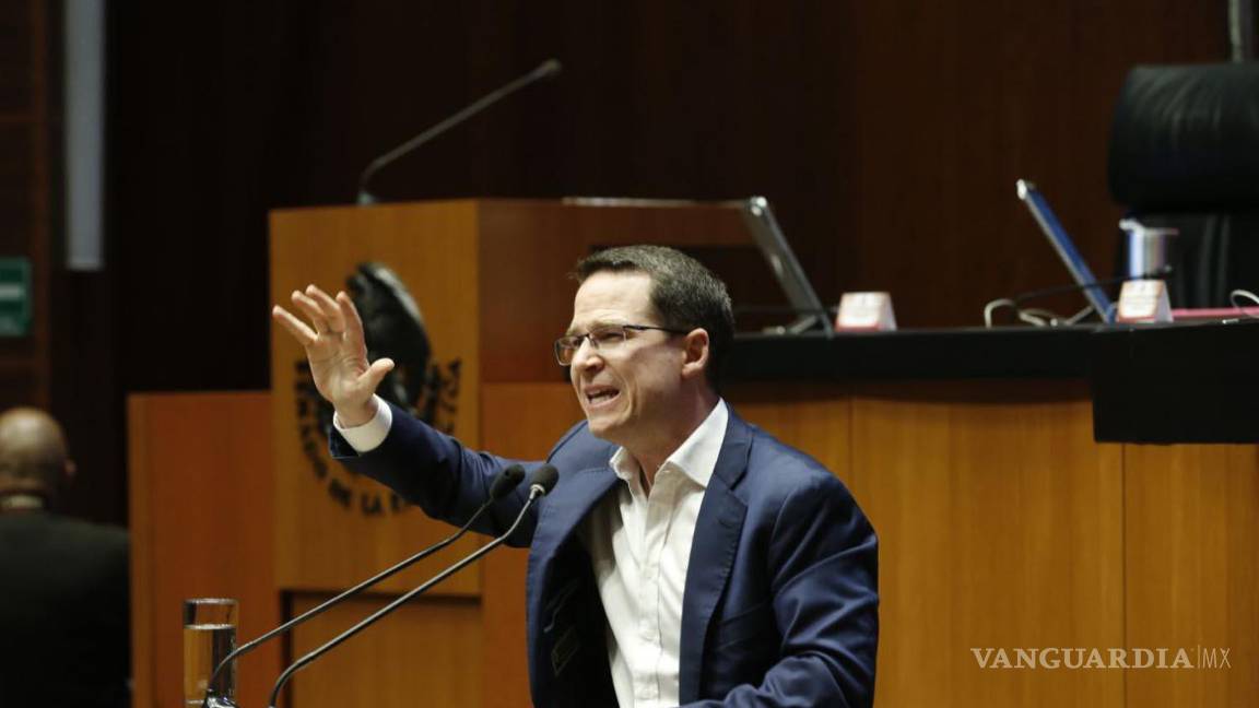 Hicieron mier... al Poder Judicial, reclama Anaya a Morena en el Senado