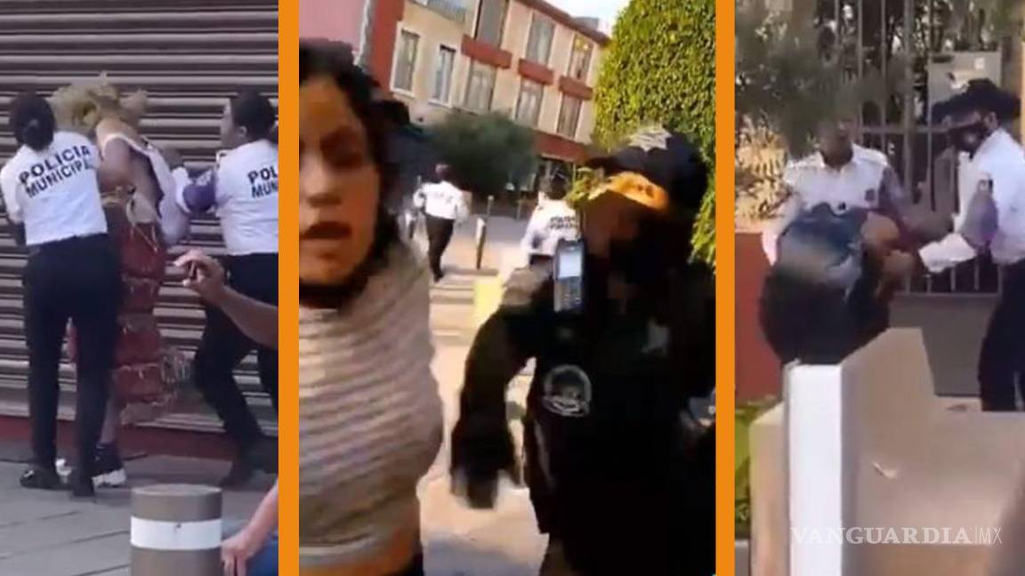 VIDEO: exhiben a policías de Irapuato mientras golpean y arrestan a manifestantes feministas