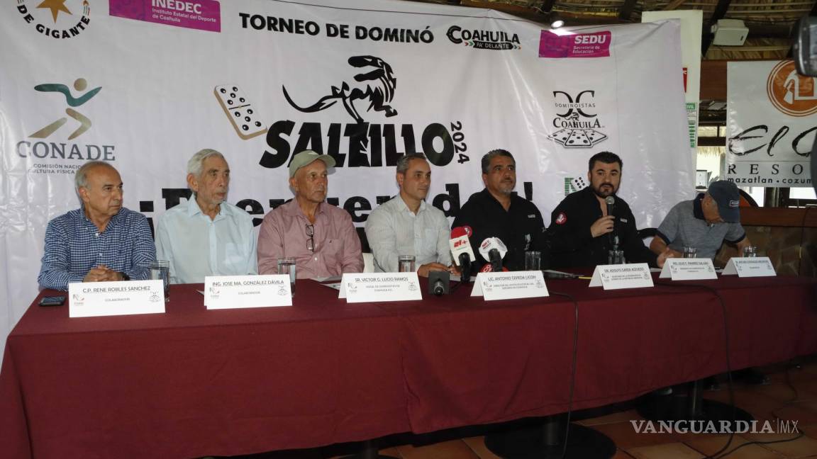 Saltillo anuncia el Primer Torneo Nacional de Dominó Coahuila 2024