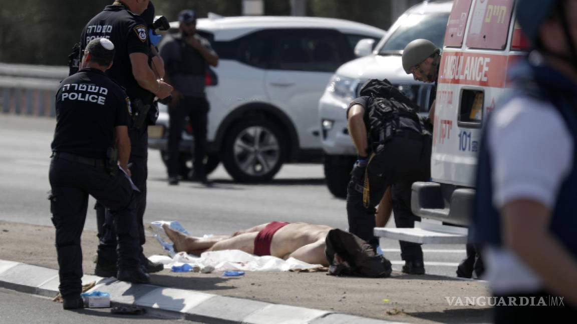 $!Al reaccionar, las fuerzas de seguridad israelíes lograron abatir a varios de los atacantes de Hamas en lugares como Ashkelon.