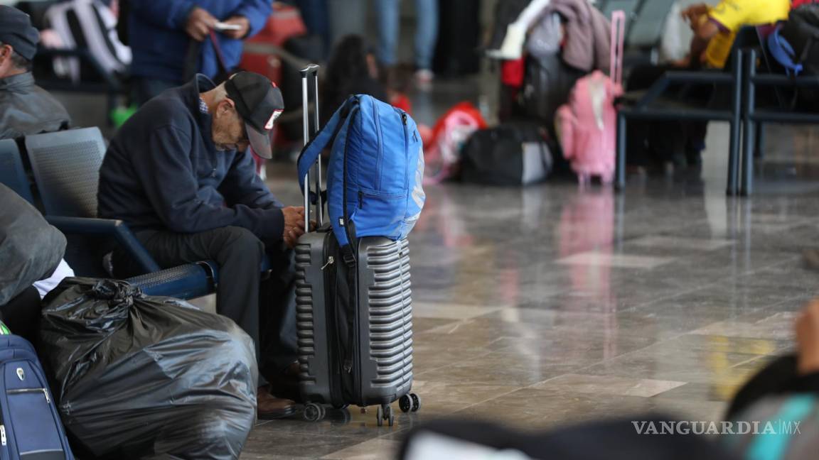 En plena Navidad, continúa alta afluencia en la Central de Autobuses de Saltillo