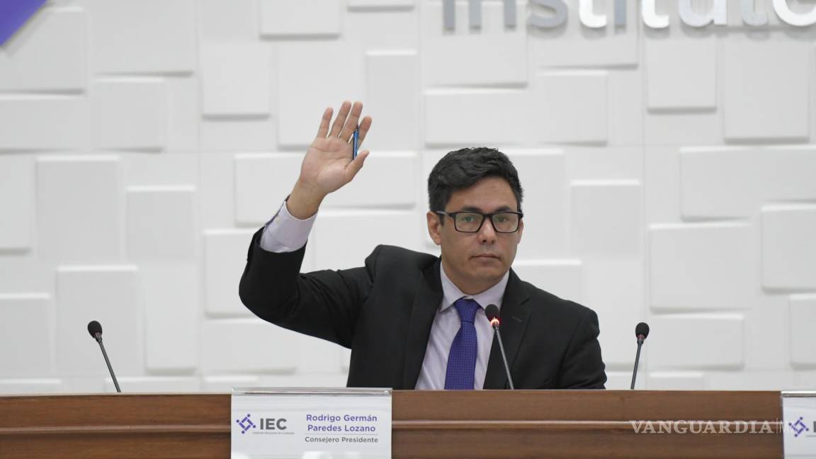 $!El consejero presidente Rodrigo Paredes envió un mensaje donde dijo que su presidencia frente al IEC tendrá como misión que este sea un proceso imparcial.