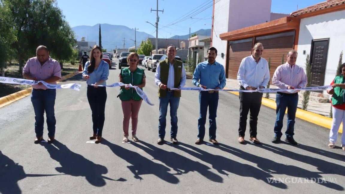 Entregan obras de pavimentación en Arteaga con una inversión de 2.9 mdp