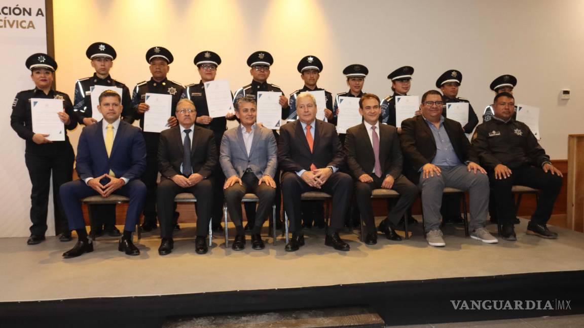 Policía Municipal de Saltillo, ejemplo nacional en certificación en Mediación y Justicia Cívica
