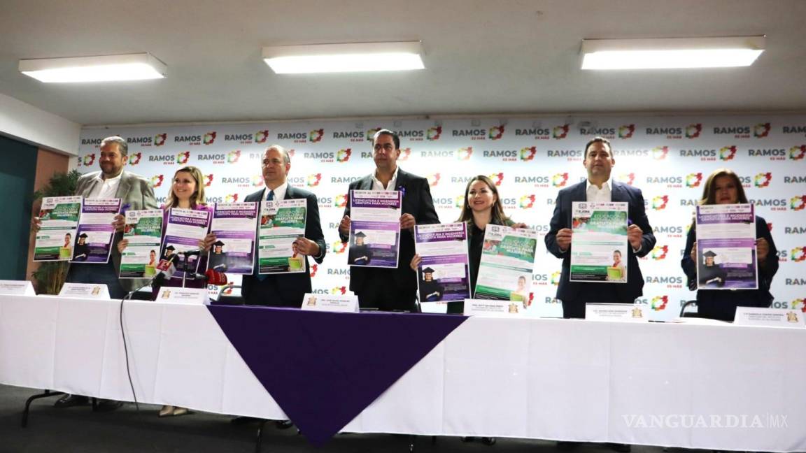 Ofrecen Prepa o una carrera de Licenciatura ¡gratis! a mujeres de Ramos Arizpe