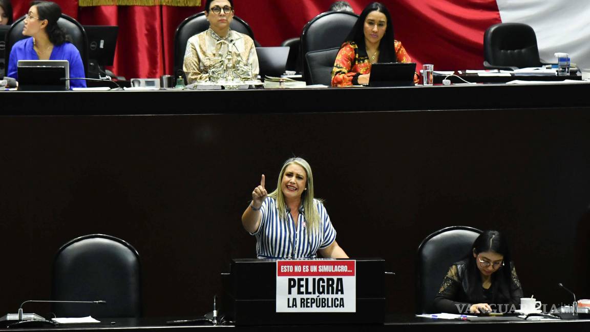 $!La panista Paulina Rubio Fernández advirtió de los riesgos que se corren al ceder el control de datos personales al régimen.