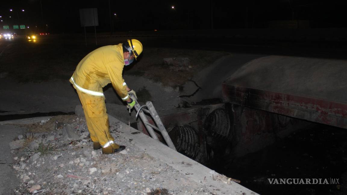 Indigente causa incendio en bulevar Fundadores, en Saltillo