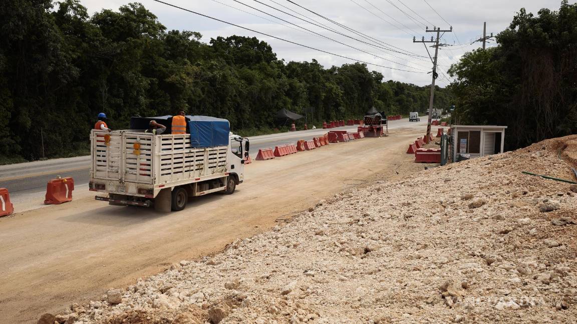 $!Trabajos de construcción de las instalaciones del Tren Maya en los Tramos 5, 6, y 7 que comprenden las ciudades de Cancún, Playa del Carmen, Tulum y Chetumal