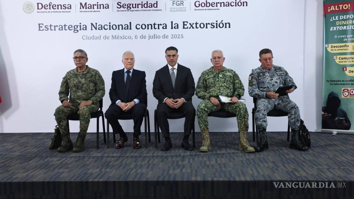 Anuncia Omar García Harfuch la Estrategia Nacional contra la Extorsión: ¿De qué se trata?