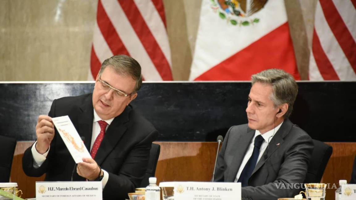 Cooperación México-EU logra decomiso de 32 mil armas: Marcelo Ebrard, tras reunión con Blinken