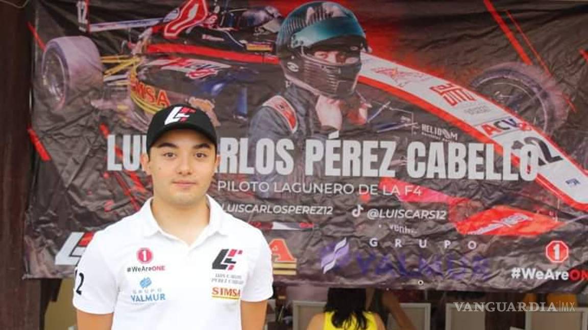 Piloto lagunero mantiene el nivel en la Fórmula 4.