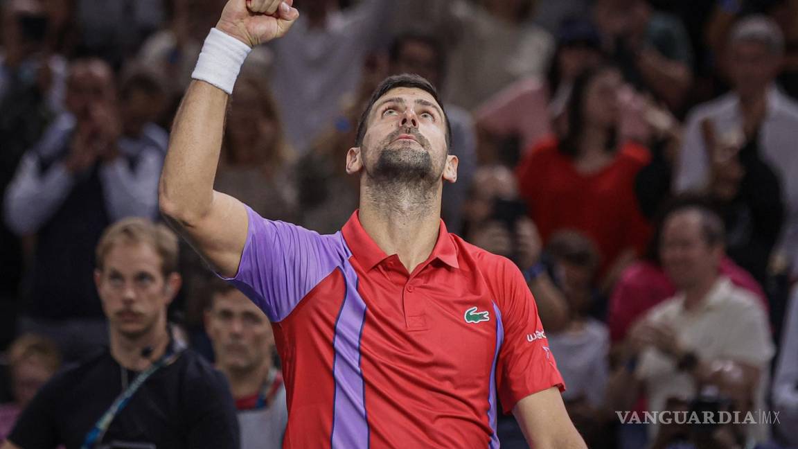 En camino a afianzarse de la cima de la ATP, Novak Djokovic está en los Cuartos de París