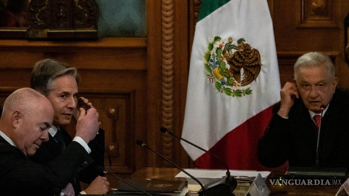 $!Andrés Manuel López Obrador, presidente de México, encabezó la reunión de alta seguridad con la delegación estadounidense liderada por Anthony Blinken, secretario de Estado | Foto: Cuartoscuro