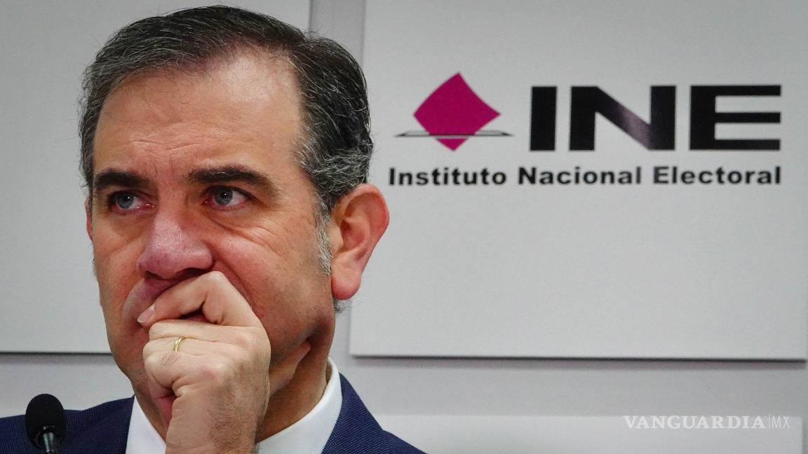 $!Lorenzo Córdova, consejero presidente del INE, en una conferencia a medios de comunicación por parte del Instituto Nacional Electoral.