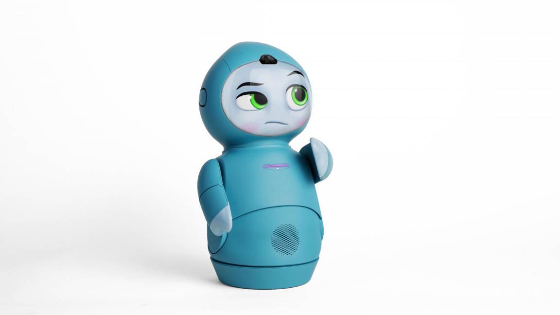 $!El robot infantil Moxie, expresando extrañeza. EFE/Embodied
