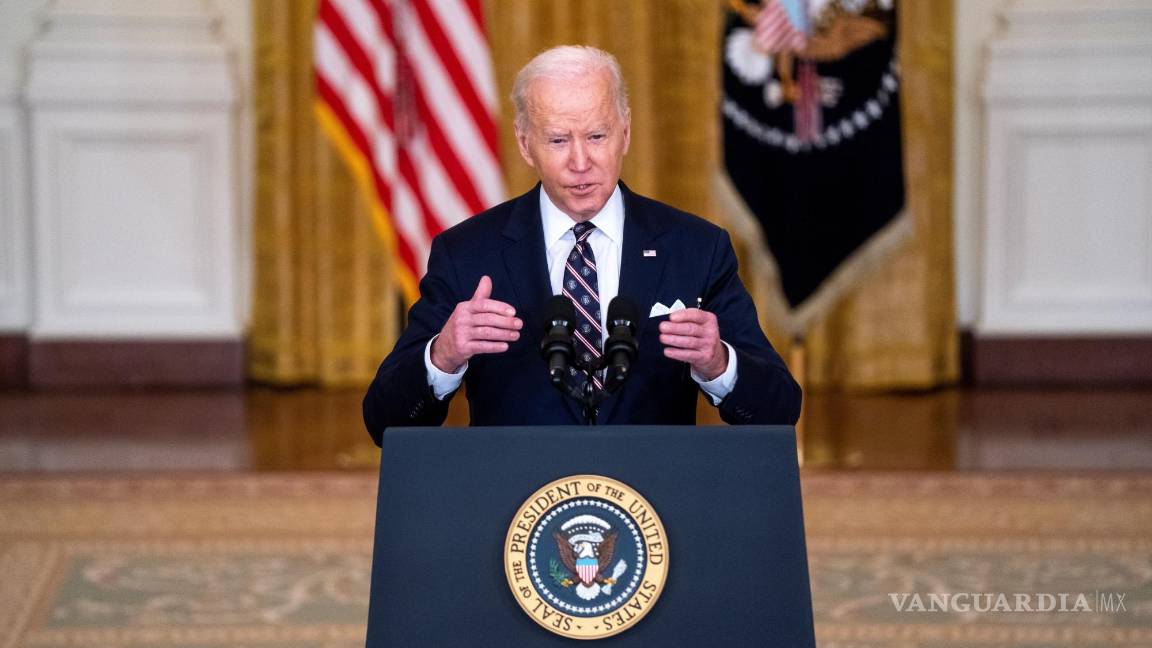 $!El presidente de EU, Joe Biden, habla sobre la respuesta de los Estados Unidos a la escalada en la frontera entre Ucrania y Rusia. EFE/EPA/Shawn Thew