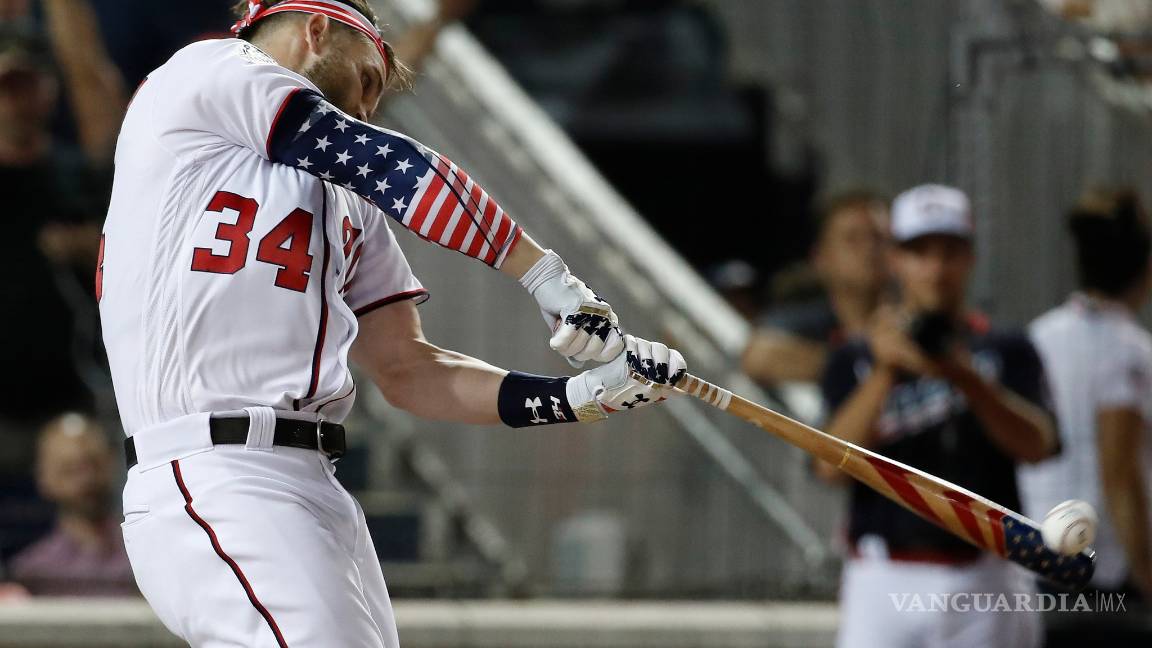 $!¡Bryce Harper es el ganador del Home Run Derby 2018!