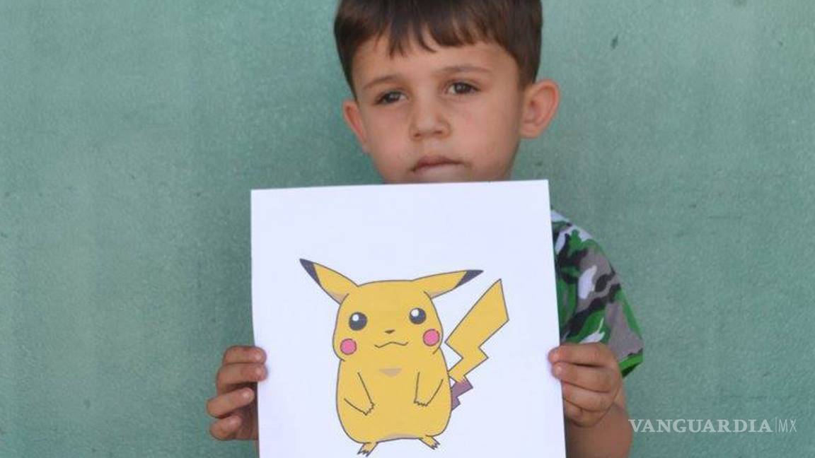 $!"Hay muchos Pokémon en Siria, ven y sálvame", lanzan campaña para salvar a niños sirios
