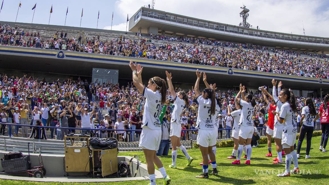 $!Pumas vs Cruz Azul femenil, el último con público en el futbol mexicano