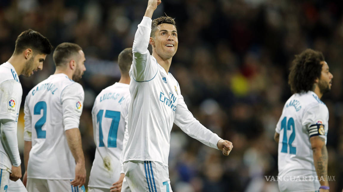 ¡Póker de Cristiano Ronaldo y gana el Madrid!