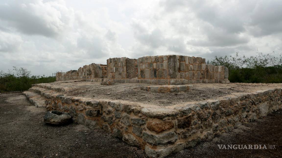 $!Vista de la zona arqueológica maya de Xiol en el municipio de Kanasín, estado de Yucatán (México).