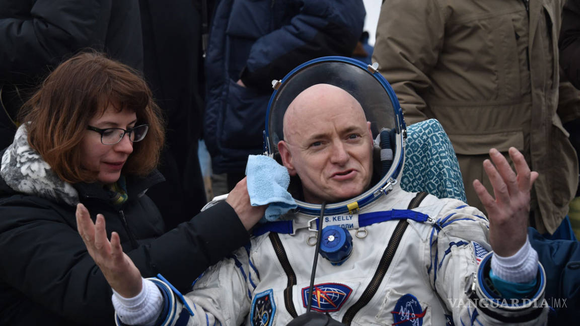 Tras un año en el espacio, dos astronautas regresaron a casa