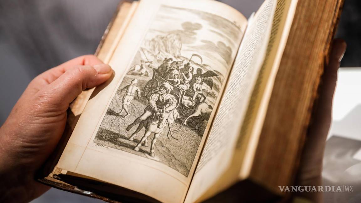 Varias ediciones antiguas del Quijote de Miguel de Cervantes se subastan en París