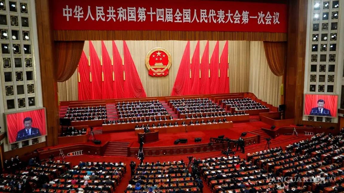 $!El presiente chino, Xi Jinping, en la clausura de la Asamblea Nacional Popular.