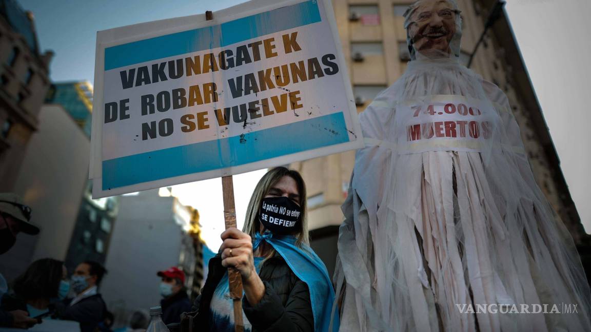 Protesta Argentina contra las restricciones sanitarias
