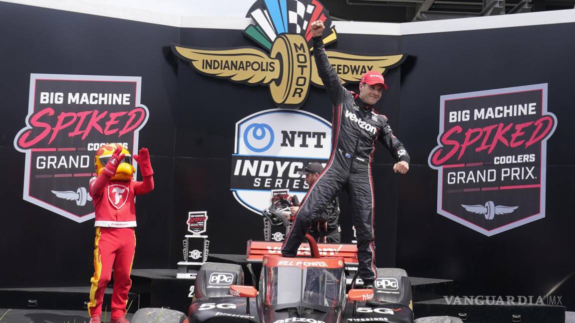 Power gana Gran Premio de Indycar en Indianápolis