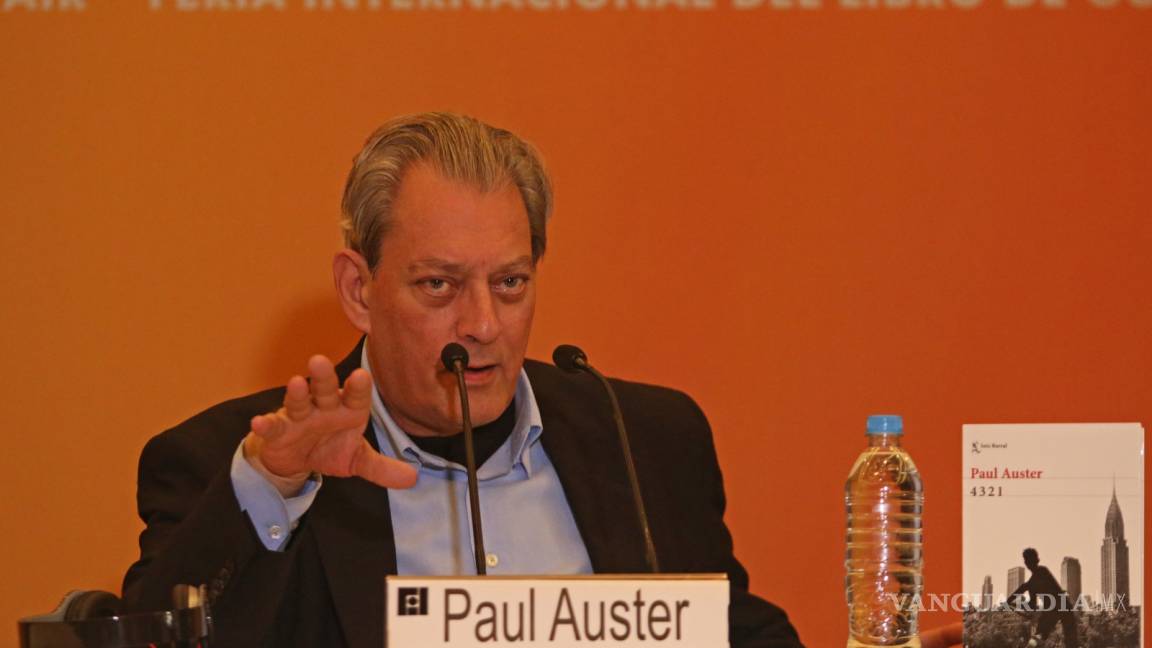 Presenta Paul Auster en FIL de Guadalajara novela “4 3 2 1”