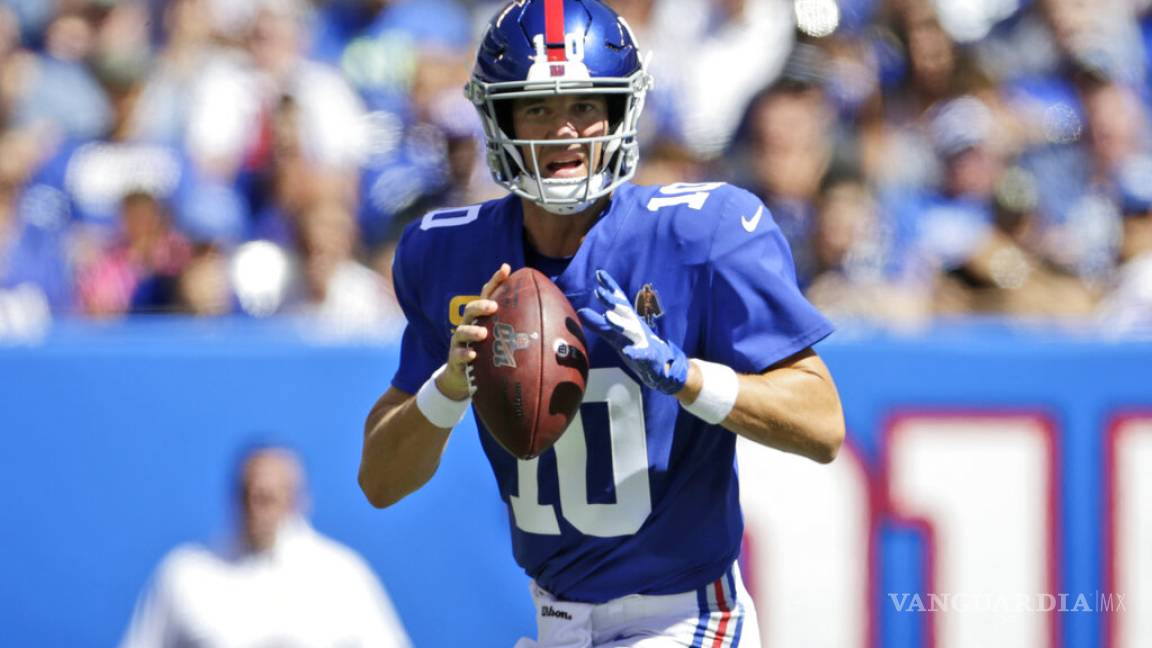 Eli Manning a la banca, Giants usará a Daniel Jones el siguiente juego