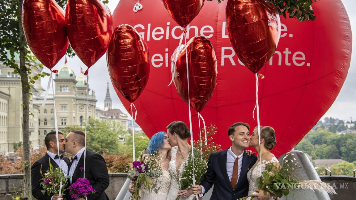 Suiza permitirá los matrimonios homosexuales desde el 1 de julio