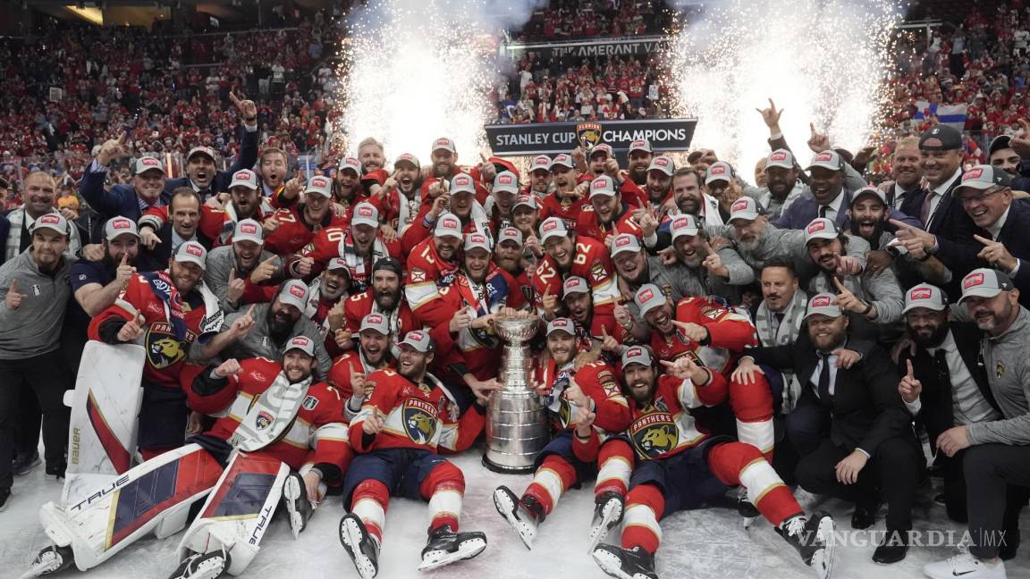 ¡Historia en la NHL! Panthers de Florida alzan la Stanley Cup tras vencer a los Oilers de Edmonton